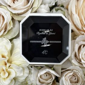 【4℃ BRIDAL(ヨンドシーブライダル)の口コミ】 指輪のデザイン、プラチナリング、ダイヤの個数も選べて、さらにハートア…