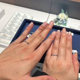 【銀座ダイヤモンドシライシの口コミ】 指輪を付ける角度によって雰囲気を変えることができます。ダイヤモンドの…