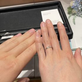 【銀座ダイヤモンドシライシの口コミ】 ダイアモンドシライシさんのリングは、日本人の手に馴染みやすいような技…