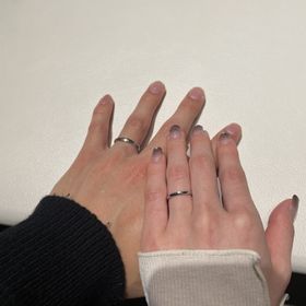 【アイプリモ(I-PRIMO)の口コミ】 セミラインマットな質感とメレダイヤのハーフエタニティが上品かつおしゃ…