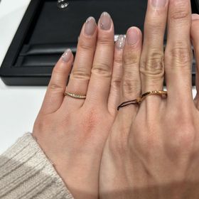 【ラザール ダイヤモンド(LAZARE DIAMOND)の口コミ】 結婚指輪を2人で探している中で、立体的なデザイン、充実したアフターサー…