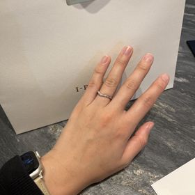 【アイプリモ(I-PRIMO)の口コミ】 キラキラと光るダイヤが特徴的で一目見てこれだ！となったぐらい可愛いか…