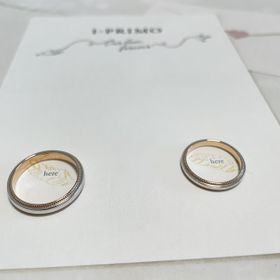【アイプリモ(I-PRIMO)の口コミ】 ミル打ちで、ピンクゴールドとプラチナの合わせが良く、ピンクゴールドの…