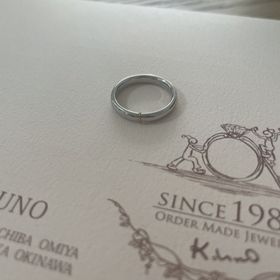 【ケイウノ ブライダル(K.UNO BRIDAL)の口コミ】 金の糸を2人で結んで完成させる。というコンセプトがとっても素敵。2人居…