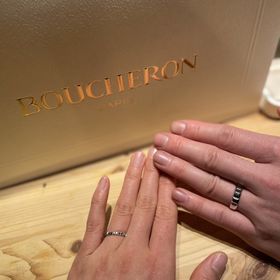【ブシュロン(BOUCHERON)の口コミ】 指輪の太さによって同じデザインでも全く異なった印象を持つ指輪だと思い…