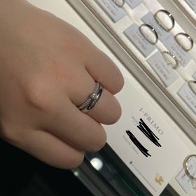 【アイプリモ(I-PRIMO)の口コミ】 指が太く手が大きいので、太めのリング尚且つダイヤなしのシンプルなもの…