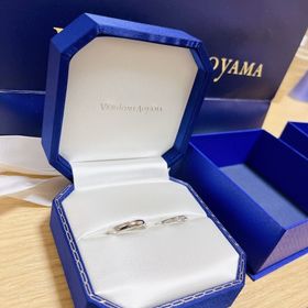 【ヴァンドーム青山(VENDOME AOYAMA)の口コミ】 プラチナ997、アニバーサリーストーンセッティングのブルーダイヤモンドを…