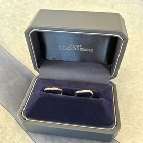 【銀座ダイヤモンドシライシの口コミ】 いくつか試着をさせていただいた中で、最も気に入ったものです。 手と馴染…