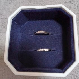 【4℃ BRIDAL(ヨンドシーブライダル)の口コミ】 パーフェクトプラチナを選んだので、注文〜完成までに1ヶ月ほどかかりまし…