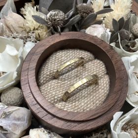 【鎌倉彫金工房の口コミ】 キラキラしすぎないナチュラルさが魅力です。自分でデザインを1から選べる…