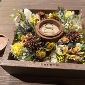 【鎌倉彫金工房の口コミ】 シンプルだけど、自分たちなりの指輪にしたいと思い、手作りできるこちら…