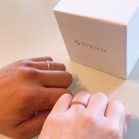 【VIVAGE(ヴィヴァージュ)の口コミ】 シンプルでとても着け心地のいい指輪で、普段使いでも目立つ事なくさりげ…