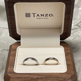 【TANZO.(鍛造指輪)の口コミ】 アンティーク風のデザインにしたかったので、プラチナとゴールドの2種類を…