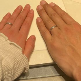 【アイプリモ(I-PRIMO)の口コミ】 シンプルですが指輪の太さ、石の数、素材を自分で選ぶことができこだわる…