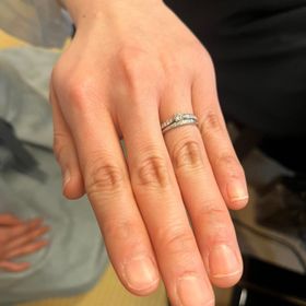 【TOWA(永遠)の口コミ】 結婚指輪は和の文化を取り入れた、
メッセージが刻まれていて、シンプルに…