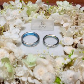 【SORA(ソラ)の口コミ】 お店にある指輪を参考に、ふたりの要望を組み合わせてデザインしてもらい…