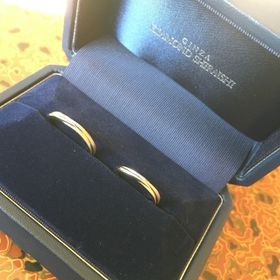 【銀座ダイヤモンドシライシの口コミ】 彼がとても気に入っていました。加工がされていて可愛すぎないデザインに…