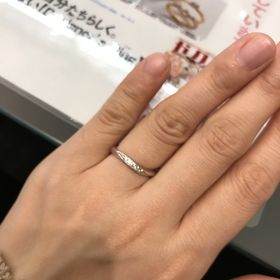 【JEWELRY  KAMATA(ジュエリーかまた)の口コミ】 一生ものなので、とことんこだわったほうがいいと思います。実際に試着し…