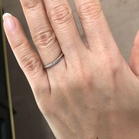 【Princess Bijou(プリンセス・ビジュー)の口コミ】 キラキラしている方が好きなので、ダイヤが付いているものにしました。自…