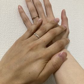 【アイプリモ(I-PRIMO)の口コミ】 購入した指輪について、プラチナのほうはエッジが効いてかっこよく、ゴー…