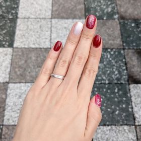 【PILOT BRIDAL(パイロットブライダル)の口コミ】 高島屋JR名古屋限定デザインです。
自分はとにかく頑丈な鍛造リングを、夫…