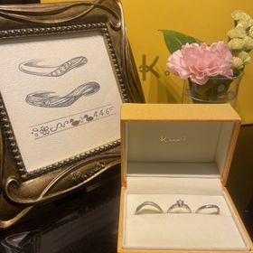 【ケイウノ ブライダル(K.UNO BRIDAL)の口コミ】 一からデザインを考え作成したので細部まで自分のオリジナルさを込めて作…