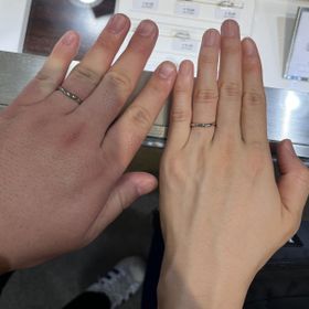 【MIKIMOTO(ミキモト)の口コミ】 デザインがシンプルなのに華がありました。指を美しく見せてくれて、リン…