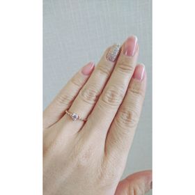 【FIRST DIAMOND(ファーストダイヤモンド)の口コミ】 私は普段つけているアクセサリーもゴールドで、シルバーがあまり好きでは…