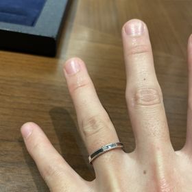 【エクセルコダイヤモンド(EXELCO DIAMOND)の口コミ】 色々な指輪をつけましたが、ここでは、リングの形を重視して選択肢を絞っ…