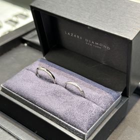 【ラザール ダイヤモンド(LAZARE DIAMOND)の口コミ】 着け心地がすごく良くて、シンプルなデザインだけど小ぶりのダイヤがたく…