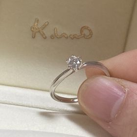 【ケイウノ ブライダル(K.UNO BRIDAL)の口コミ】 指輪にあしらう金属などは選択可能。シルバーのみで構成したかった彼の強…