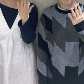 【アイプリモ(I-PRIMO)の口コミ】 普段使いのために女性側のダイヤモンドを全て外してもらいました。その状…