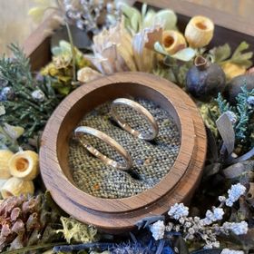 【鎌倉彫金工房の口コミ】 ピンクベージュで、手に馴染む色にしました！
主人も同じ色ですが、とって…