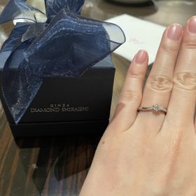 【銀座ダイヤモンドシライシの口コミ】 「ふたりの乗る新たな人生の船が、幸せな方向に進んでいけますように」と…