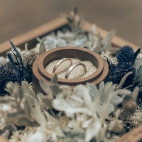 【鎌倉彫金工房の口コミ】 今回お互いマット仕上げにしました！
私はピンクゴールドで彼はホワイトゴ…