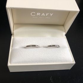 【CRAFY(クラフィ)の口コミ】 シンプルなデザインのものにしました。
プラチナ900で、実際に届いたもの…