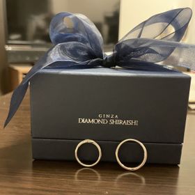 【銀座ダイヤモンドシライシの口コミ】 ダイヤモンドが完全に埋まっているタイプではなく、少し飛び出ているとこ…