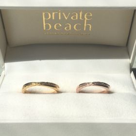 【PRIVATE BEACH(プライベートビーチ)の口コミ】 ハワイアンジュエリーに憧れて、この指輪を選びました。シンプルかつ優し…