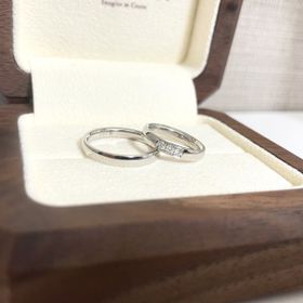 【TANZO.(鍛造指輪)の口コミ】 フルオーダーではありましたが、こちらの希望によりシンプルなデザインの…