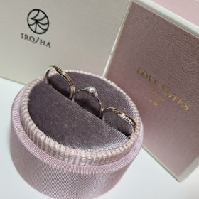 【LOVE NOTESの口コミ】 デザインがまさに探してしたものでした。ウェーブした形状で中心で交わる…