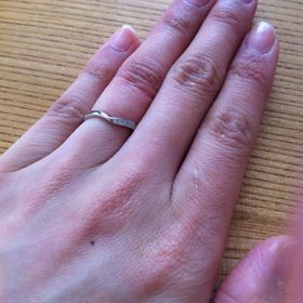 【JEWELRY  KAMATA(ジュエリーかまた)の口コミ】 あまり理想をもっていなかったのですが、シンプルで細身のデザインという…