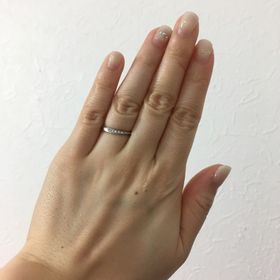 【銀座ダイヤモンドシライシの口コミ】 ウェーブタイプの指輪を探していて
、いくつか試着させていただいたのです…