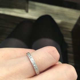 【JEWELRY  KAMATA(ジュエリーかまた)の口コミ】 ハーフエタニティリング（ゴールド）で探していたので、見本やカタログ、…