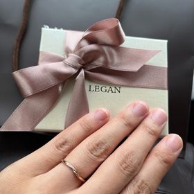 【LEGAN(レガン)の口コミ】 指輪の試着で比べるうちに好みが分かりましたが、着け心地がしっくりくる…
