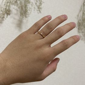 【BONDS(ボンズ)の口コミ】 指輪のデザインがシンプルなものにしたく、探していたところ、ピンクゴー…