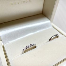 【宝寿堂(ほうじゅどう)の口コミ】 指が綺麗に見えるウェーブ型の中で、いちばんキラキラ輝いているものを選…