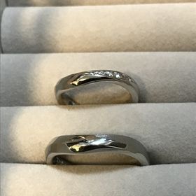 【JEWELRY  KAMATA(ジュエリーかまた)の口コミ】 フルオーダーなので自分たちの思い通りの指輪を作ることができるところ。…