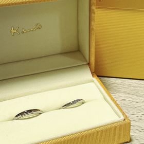 【ケイウノ ブライダル(K.UNO BRIDAL)の口コミ】 デザインもすごく豊富で指輪自体の着け心地が軽くてつけてる事を忘れるぐ…