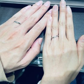 【アイプリモ(I-PRIMO)の口コミ】 婚約指輪も同じブランドだったので、重ね付けできるデザインを探しました…