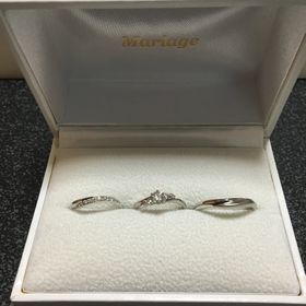 【Mariage ent(マリアージュエント)の口コミ】 彼がプロポーズでプレゼントしてくれたのが
mariageさんのプレディシィで…